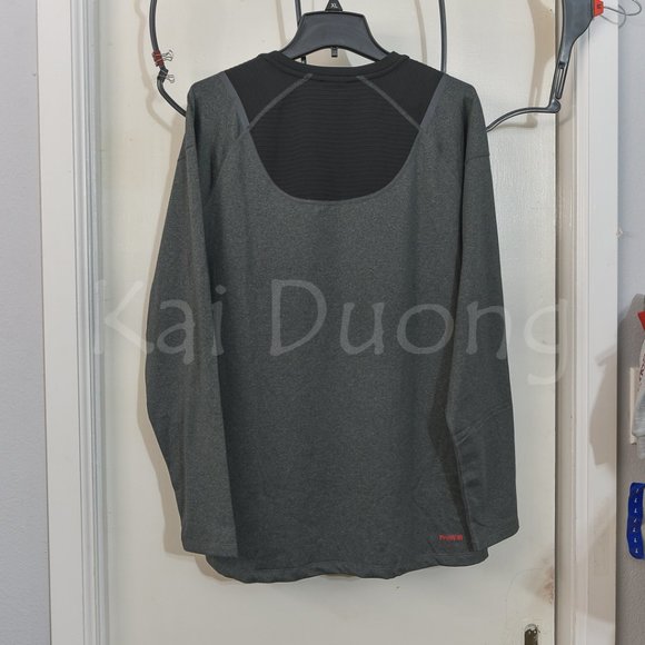 Spyder men active long sleeve Performance tee GRAY - Picture 4 of 6